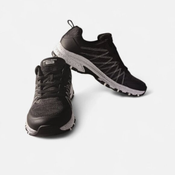 Skechers Women's Trail Sneakers Size 8 Hillcrest External Adventure Black White - Picture 3 of 11